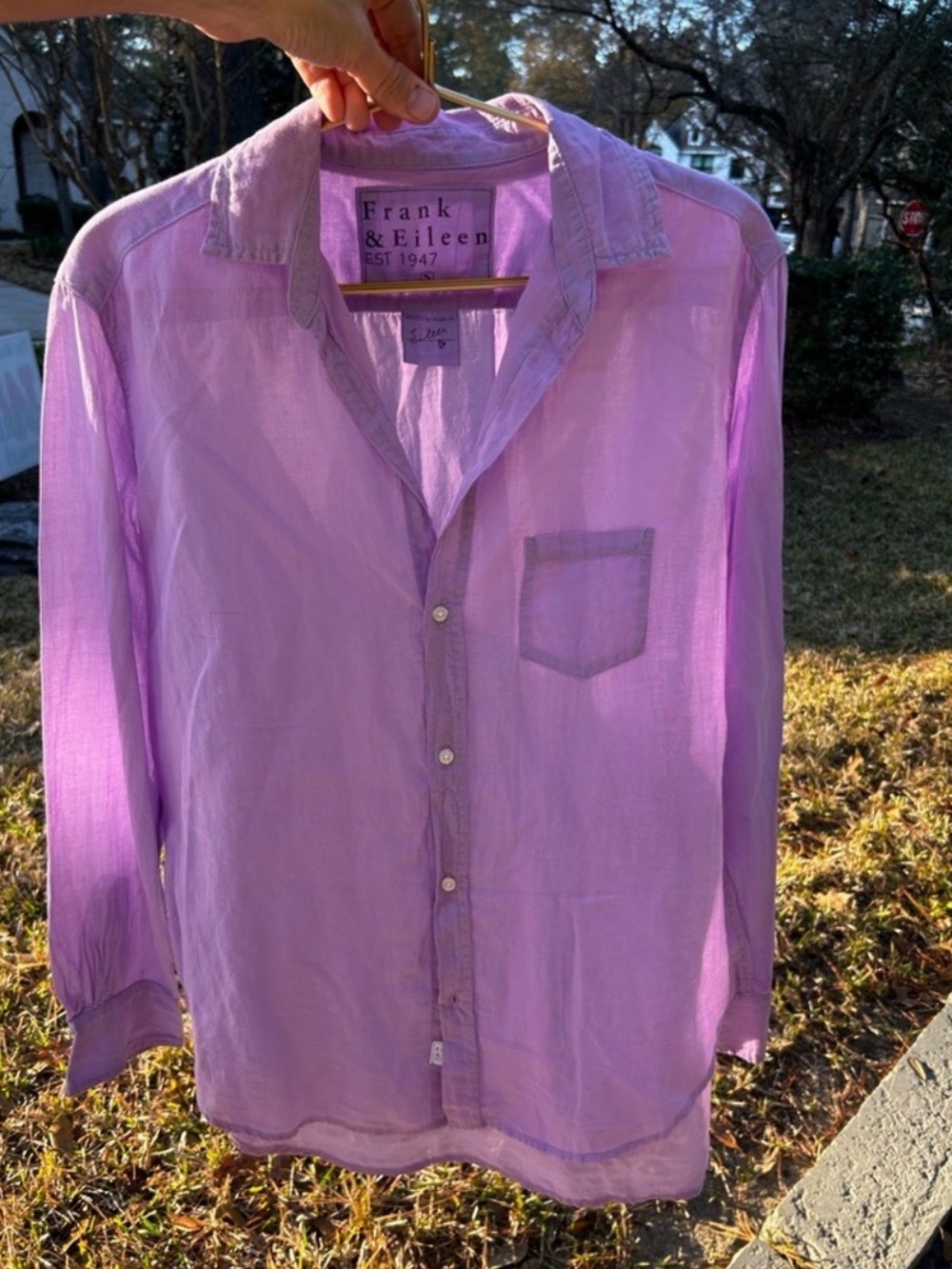 Frank & Eileen Eileen Button Down Size Small